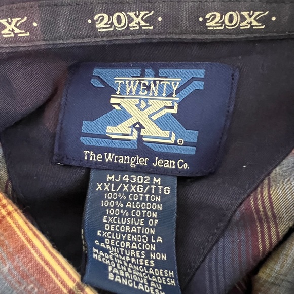 Twenty X The Wrangler Jean Co Button Down Shirt - Picture 5 of 6